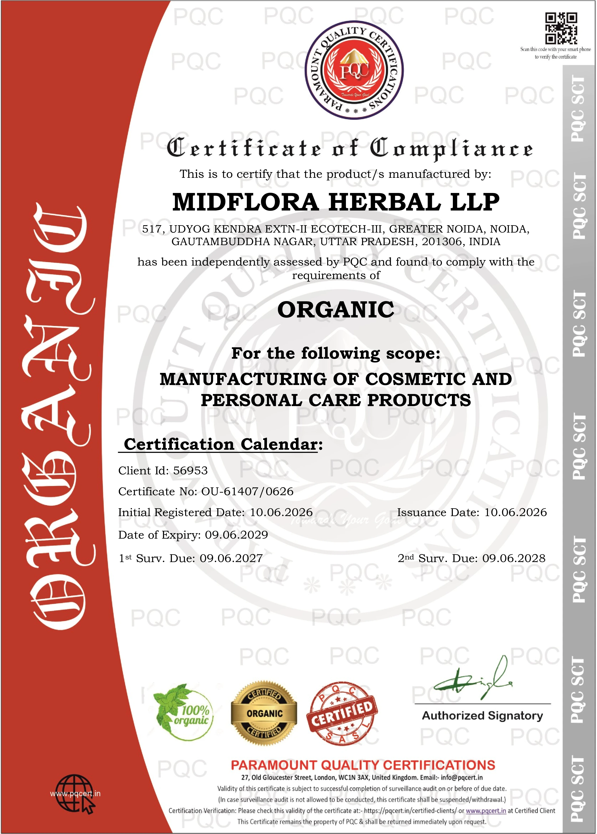Organic Certified