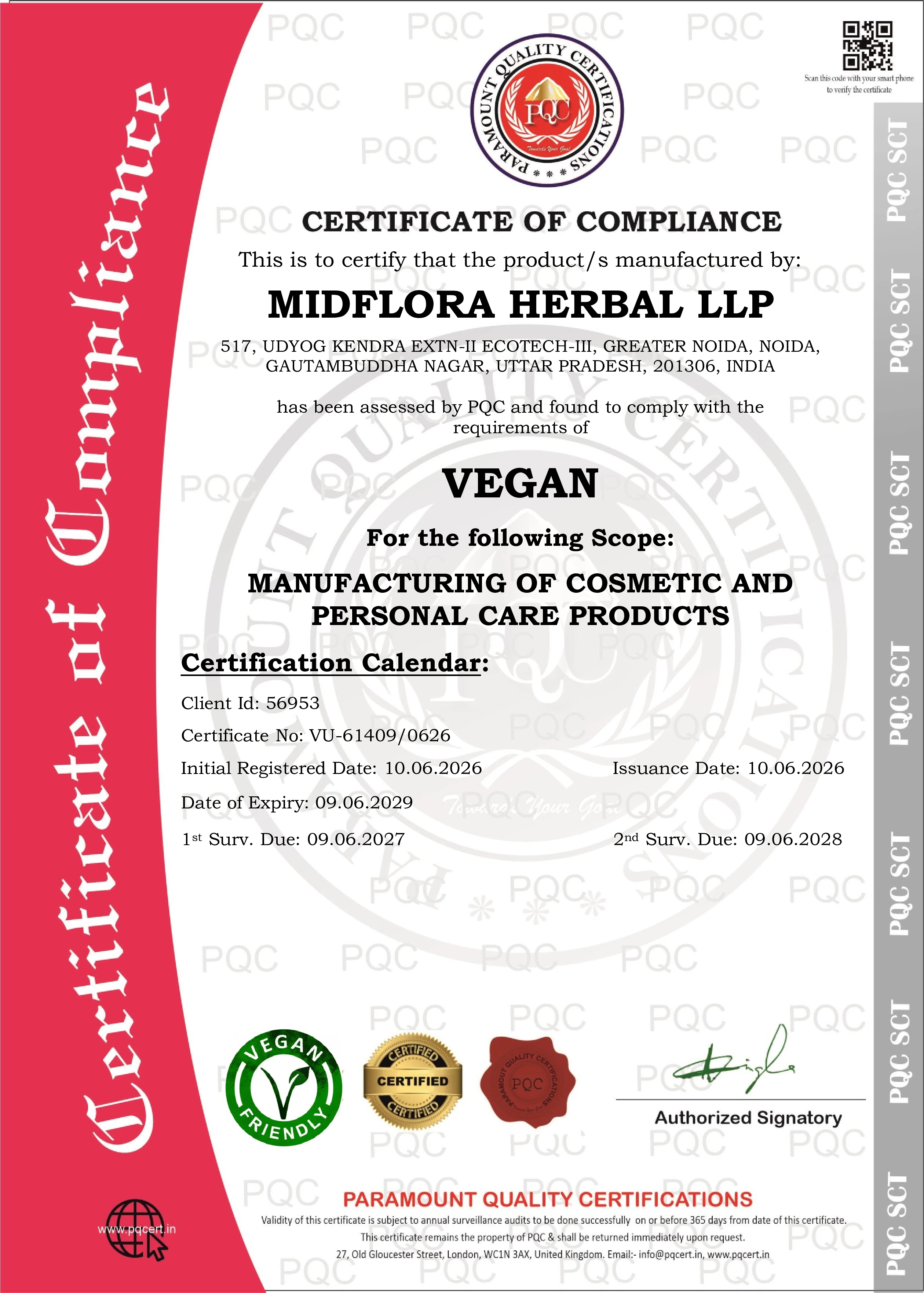 Vegan Certified